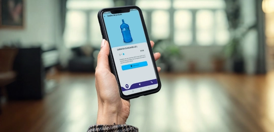 App para pedidos de clientes purificadora